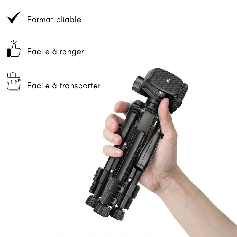 Avantages du mini trépied appareil photo noir