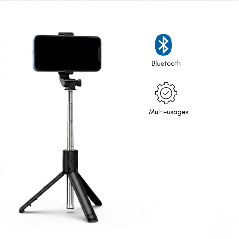 Informations sur le mini trépied téléphone Bluetooth