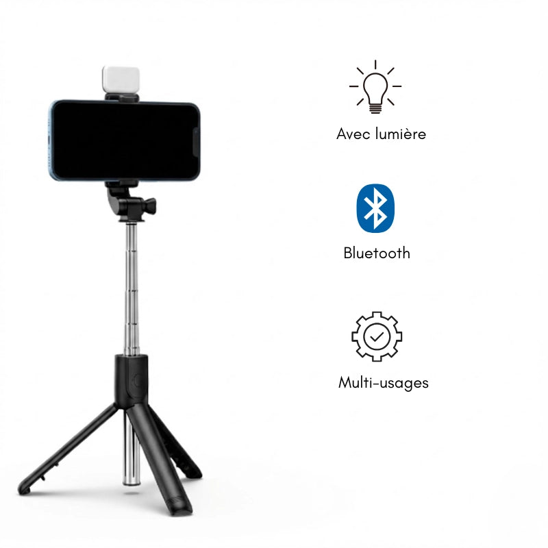 Informations sur le mini trépied téléphone led