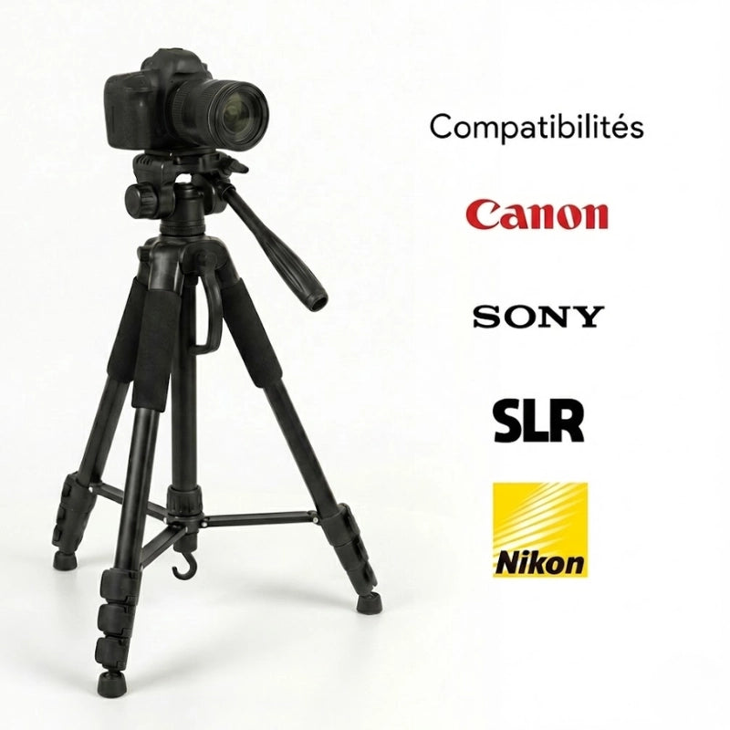 Compatibilités des appareils photo sur le trépied 178 CM grips en mousse