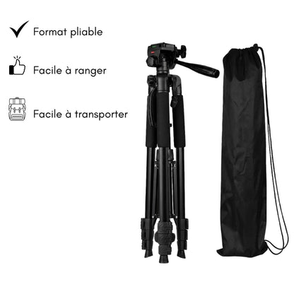 Avantages du trépied appareil photo 178 CM grips en mousse