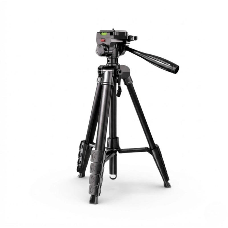 Trépied appareil photo 185 CM noir sur fond blanc