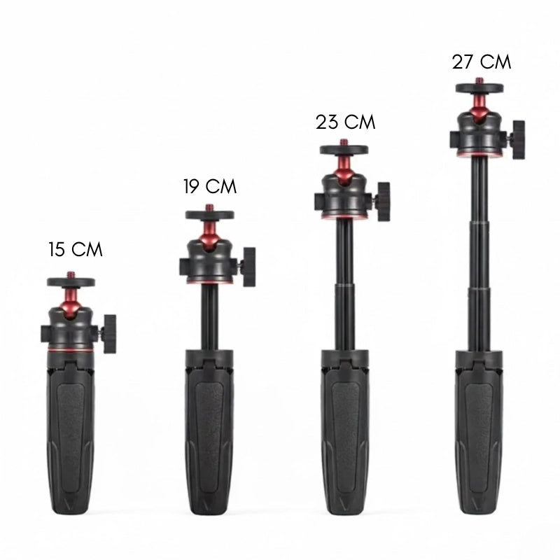 Dimensions du trépied bureau extensible