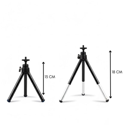 Dimensions du trépied bureau noir