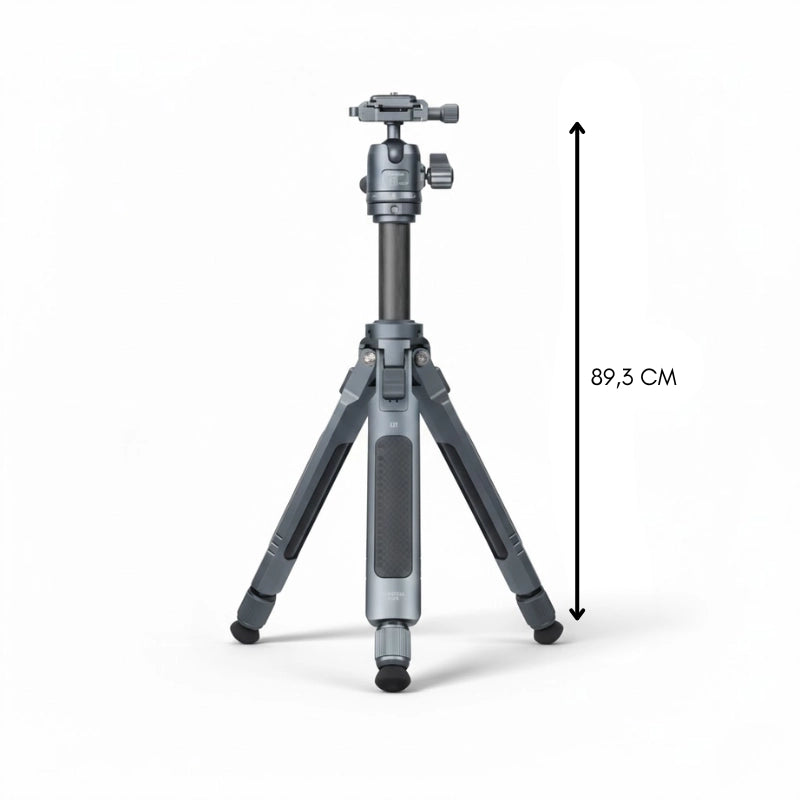 Dimension du trépied carbone extensible