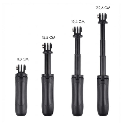 Dimensions du trépied GoPro noir