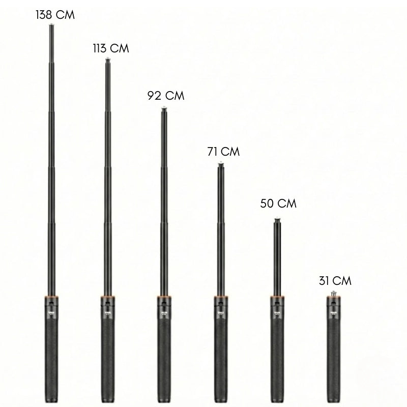 Dimensions du trépied GoPro noir vrig
