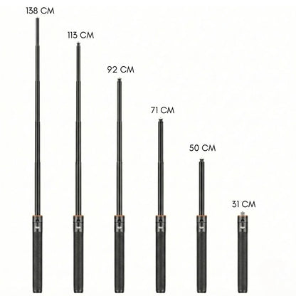 Dimensions du trépied GoPro noir vrig