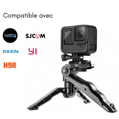 Compatibilités des caméra sur le trépied GoPro pliable
