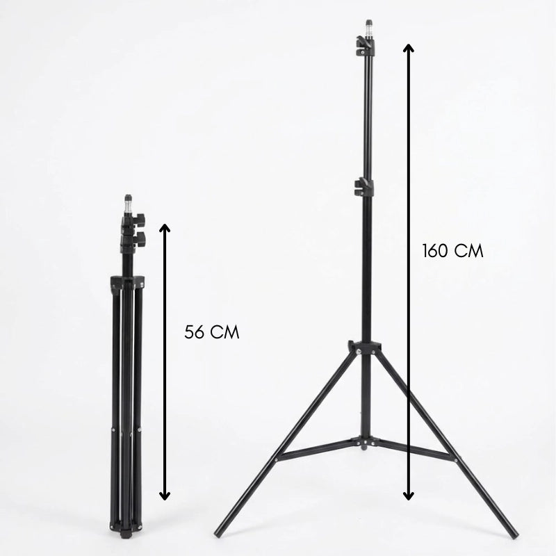 Dimensions du trépied iPhone 160 CM noir