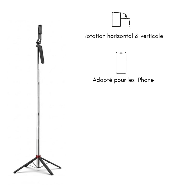 Informations sur le trépied iPhone 170 CM motif rouge