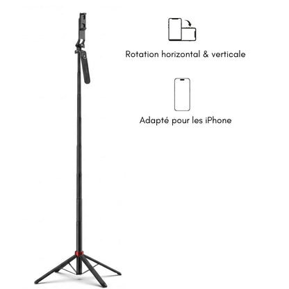 Informations sur le trépied iPhone 185 CM motif rouge