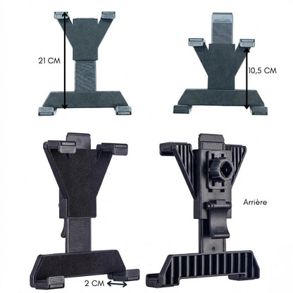 Informations des supports du trépied iPad 136 CM noir