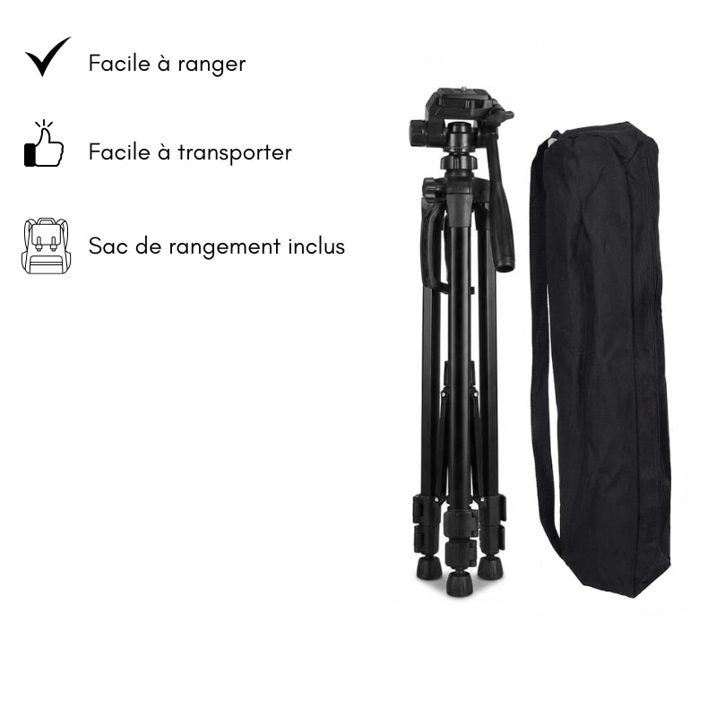 Avantages du trépied jumelles noir