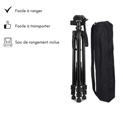 Avantages du trépied jumelles noir