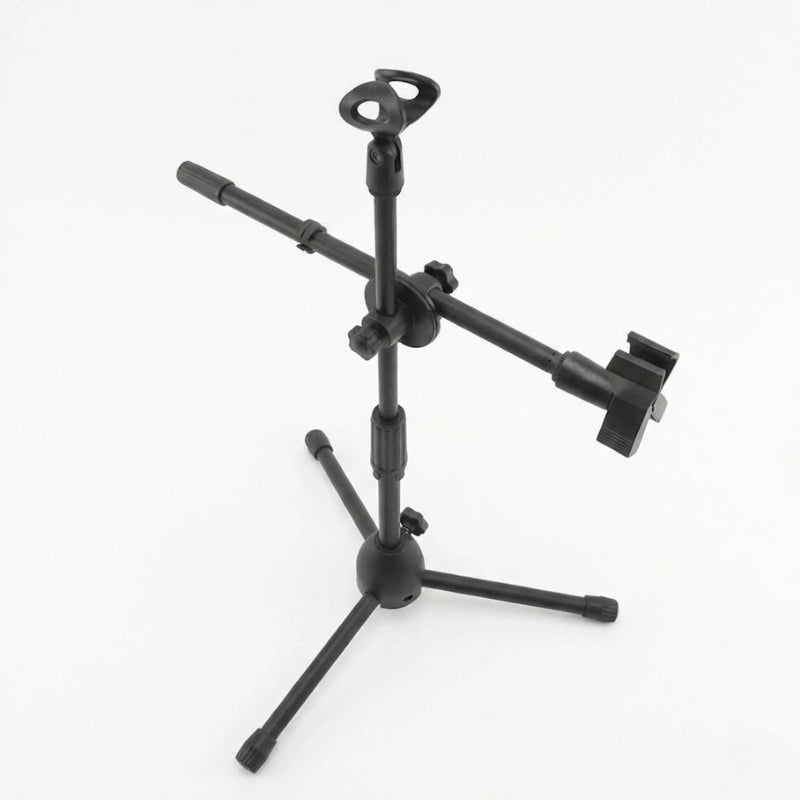 Trépied micro double supports vu d'en haut