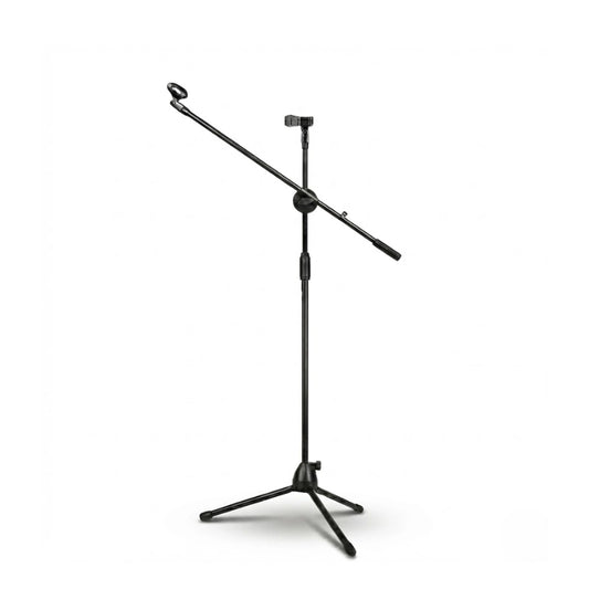 Trépied micro pliable sur fond bland