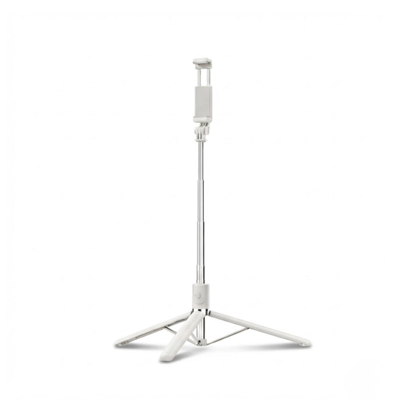 Trépied téléphone 170 CM blanc sur fond blanc