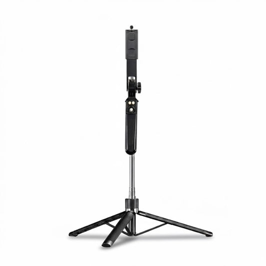 Trépied téléphone 170 CM noir sur fond blanc